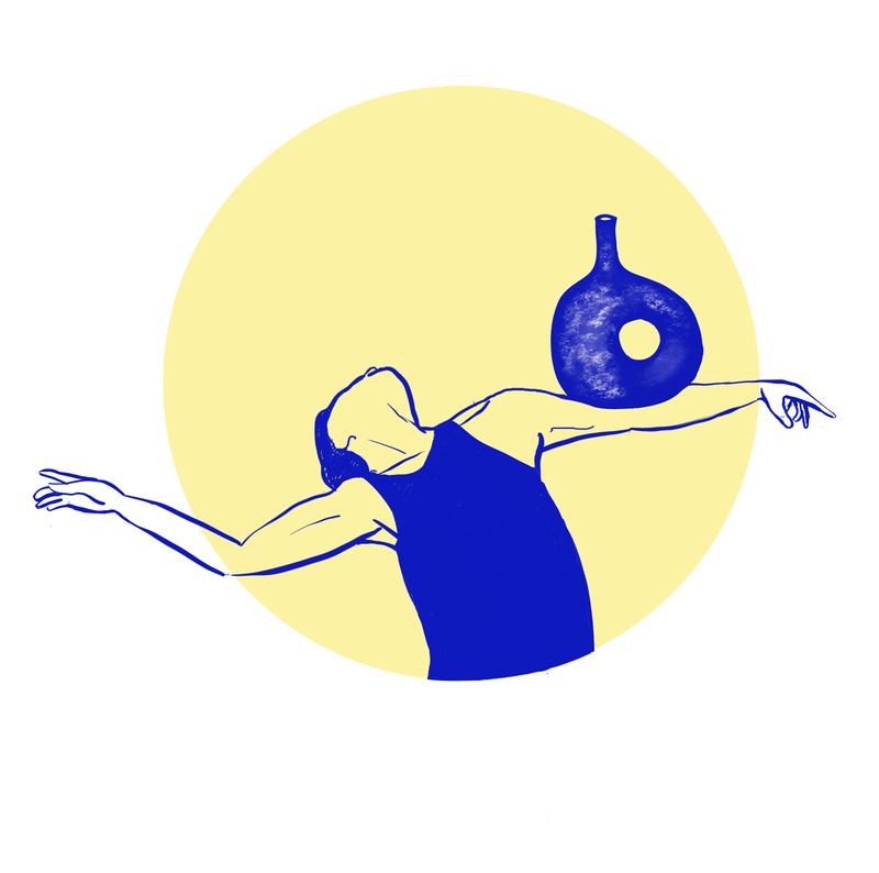 Illustration terre et mouvement